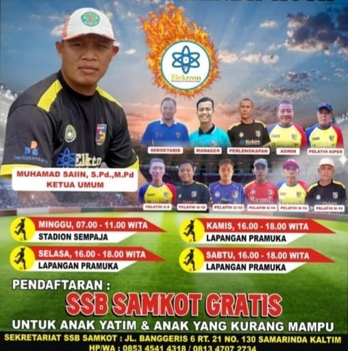 Jadwal latihan SSB SAMKOT
